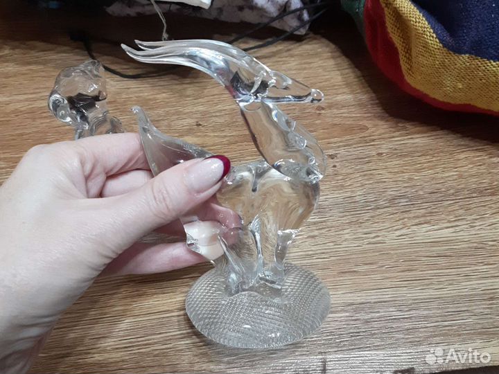 Стеклянные и хрустальные фигурки