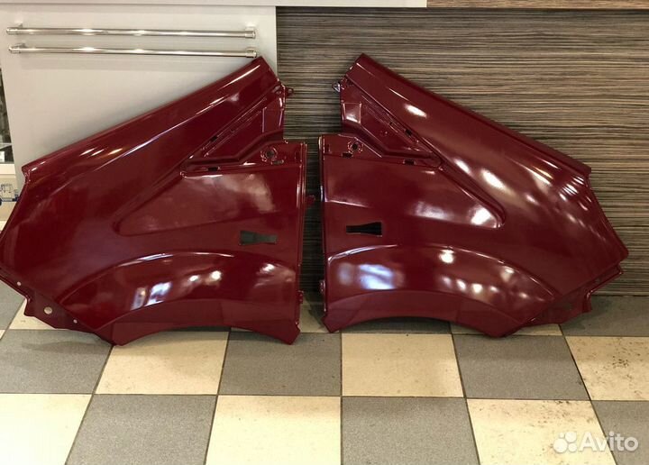 Крылья на Газель Next цвет Чили вишневый