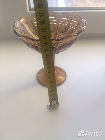 Конфетницы СССР стекло 60 годы, все целое, севантн