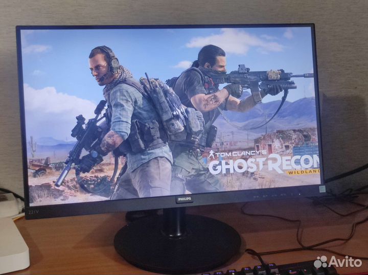 Монитор Philips 22 дюйма FHD VA 75Гц