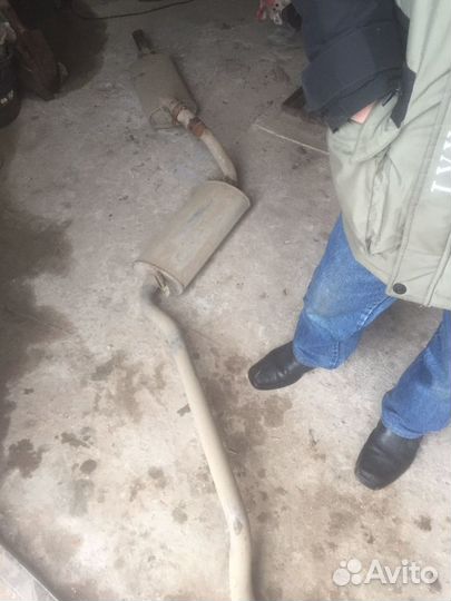 Глушитель audi 80 B3