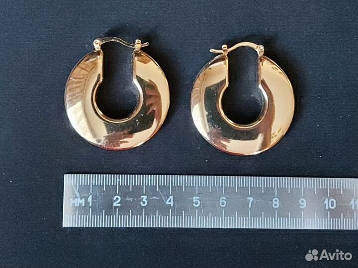 Новые серьги-кольца