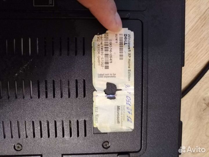 Ноутбук dell inspiron 1501