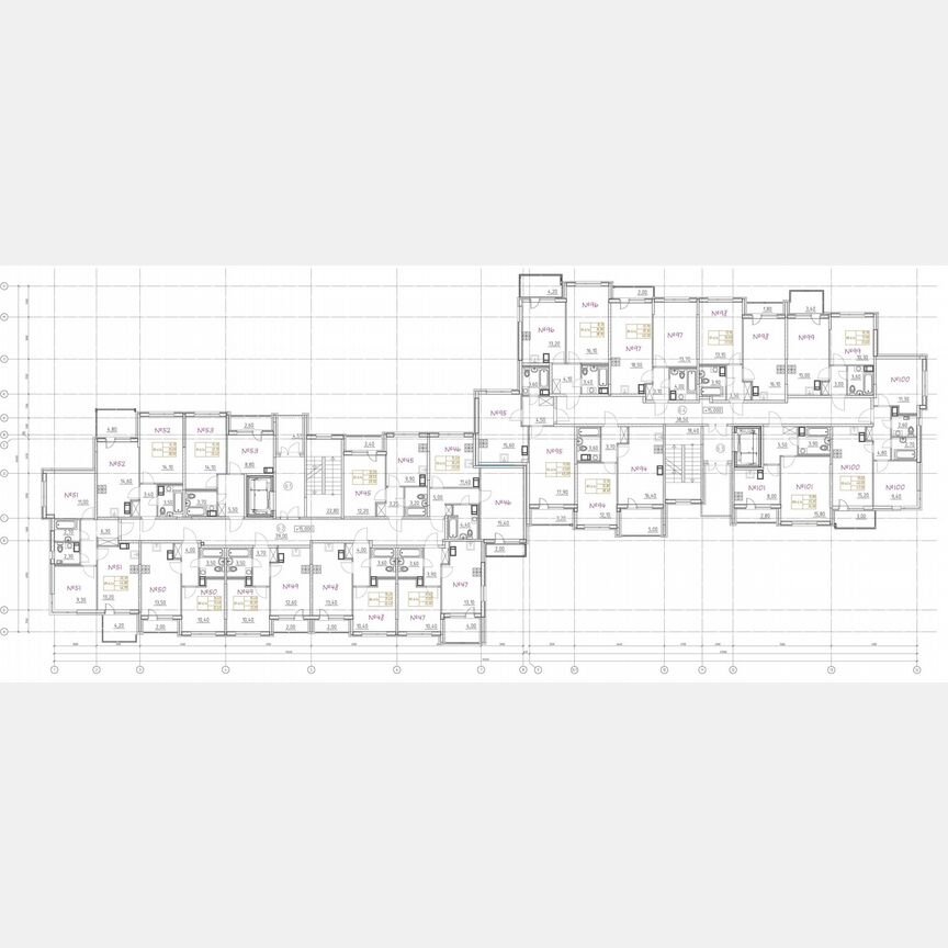 2-к. квартира, 44,8 м², 6/6 эт.