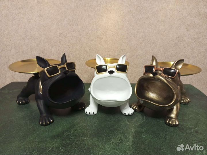 Конфетница ключница статуэтка фигура собака кот