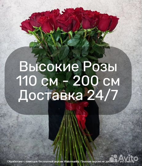 Гигантские розы, доставка цветов