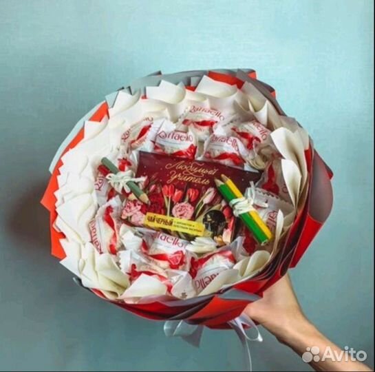 Сладкий букет учителю на 1 сентября