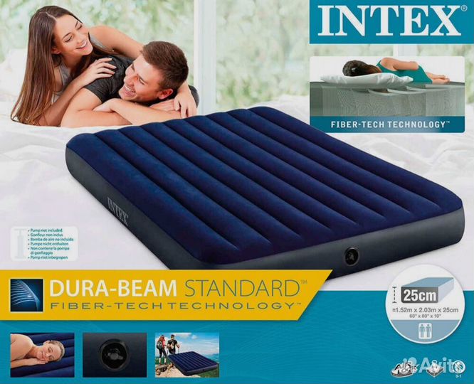 Надувной матрас Intex Большой