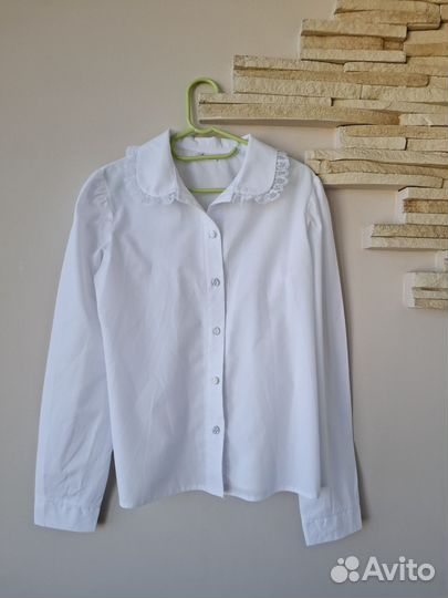 Блузки белые школьные