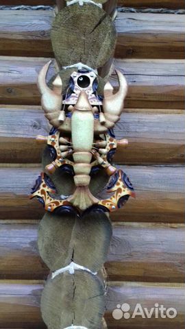 Деревянная картина Раки