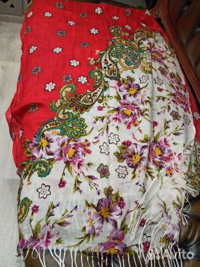 Палантин kenzo шерсть новый италия