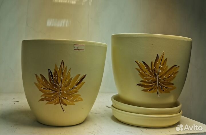 Керамические горшки для цветов новые