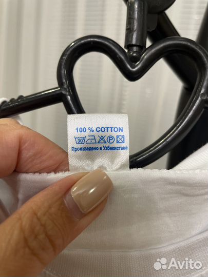 Белая футболка детская на 11,12 лет