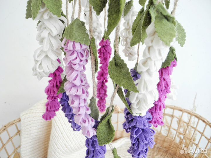 Мобиль цветочный