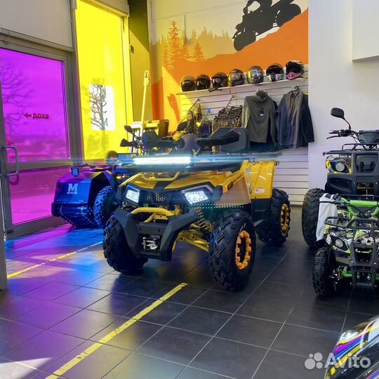 Квадроцикл motoland wild track x winch 200