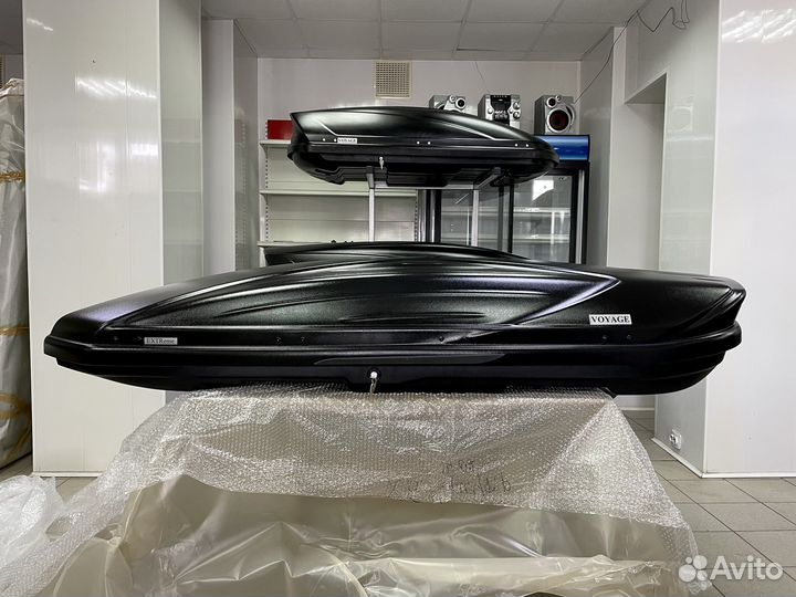 Автобокс Voyage X 500л 218см цвет Черный матовый