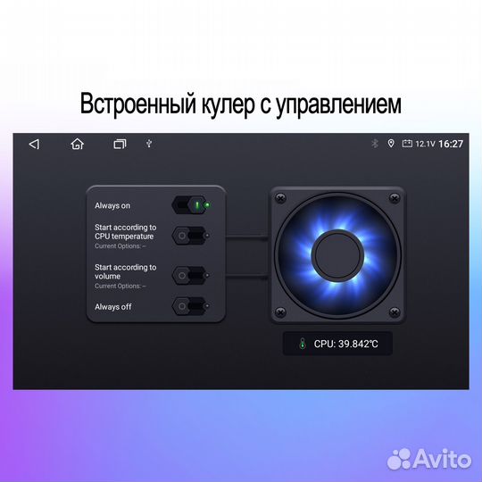 Магнитола с 4G +Carplay на 8/128 Qled Android