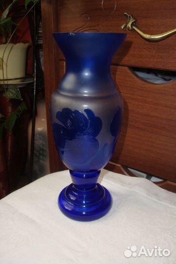 Ваза 50-х годов авторская работа в стиле Галле