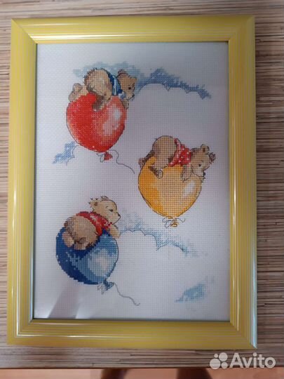 Картина вышивка крестом ручная работа