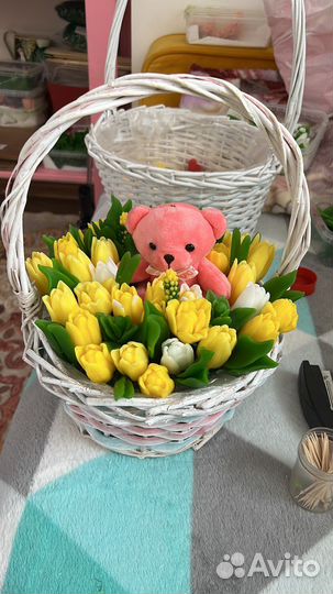 Цветы из мыла