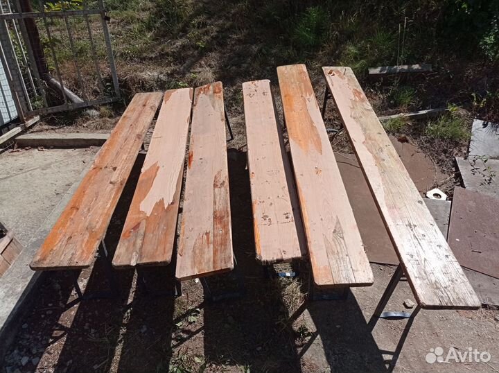 Лавка деревянная бу