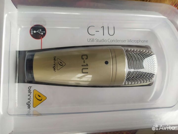 Студийный микрофон usb behringer C-1u Новый
