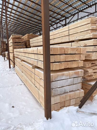 Брус строганный 100х200х6000мм