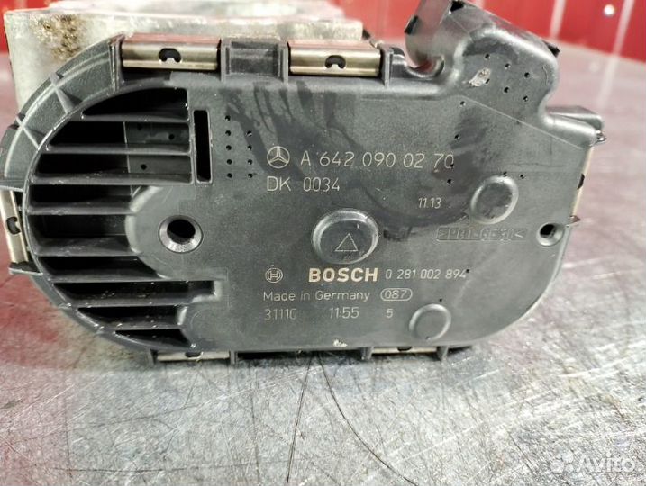 Заслонка дроссельная Mercedes E-Class A207 OM642