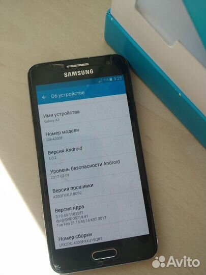 Телефон Samsung galaxy a3 2017