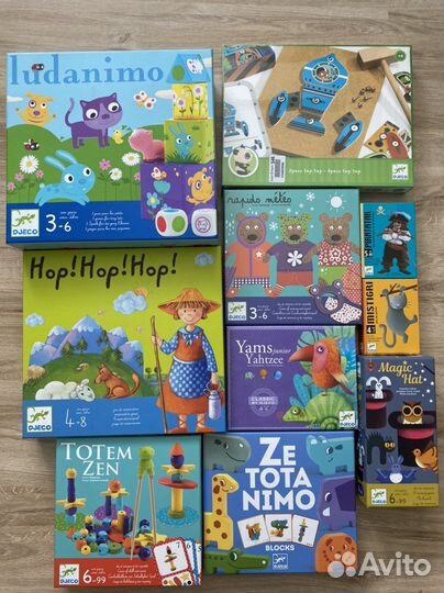 Новые игры Djeco, Ravensburger, Zoch, Bondibon