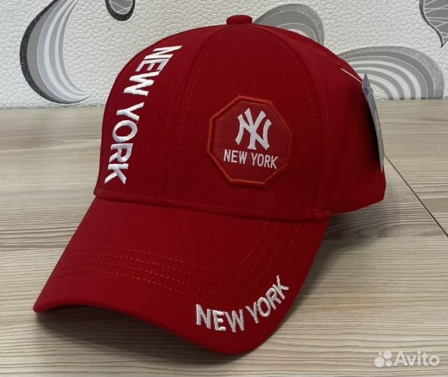 Кепка new york красная