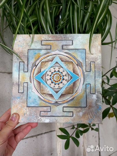 Янтра Венеры - картина акриловыми красками, холст