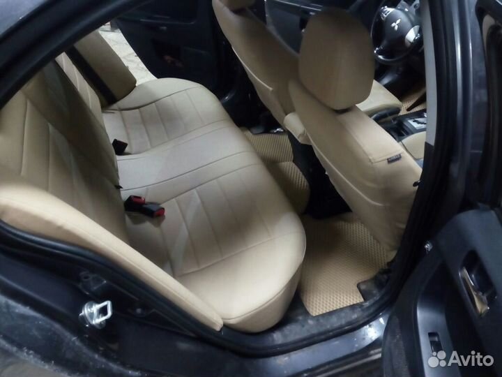 Авточехлы Митсубиси Лансер 10 бежевые