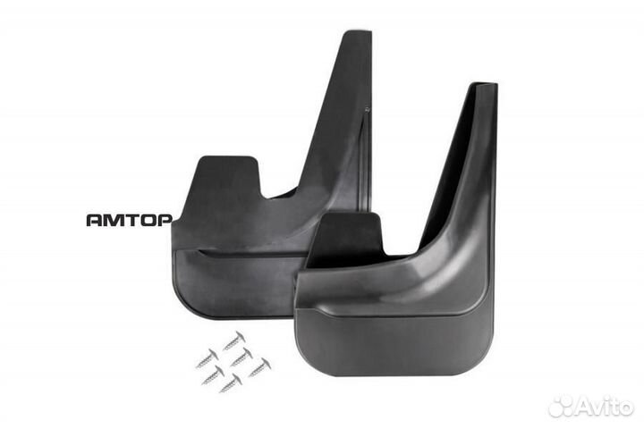 Kraft KT 835200 Брызговик универс черный с крепежо