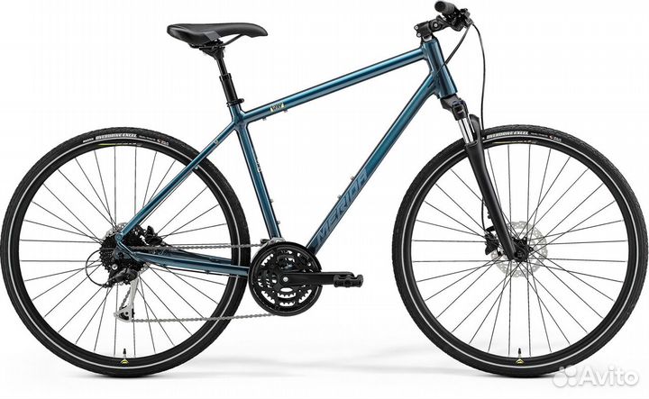 Велосипед merida Crossway 100 TealBlue/SilverBlue