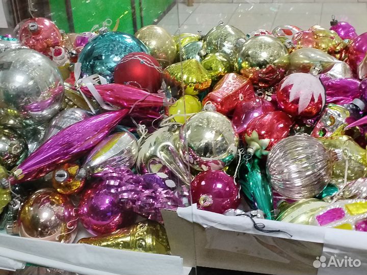 Елочные игрушки СССР