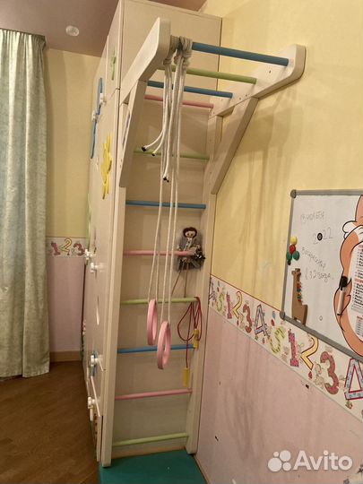 Детская мебель (шкаф/кровать/стол) массив сосны