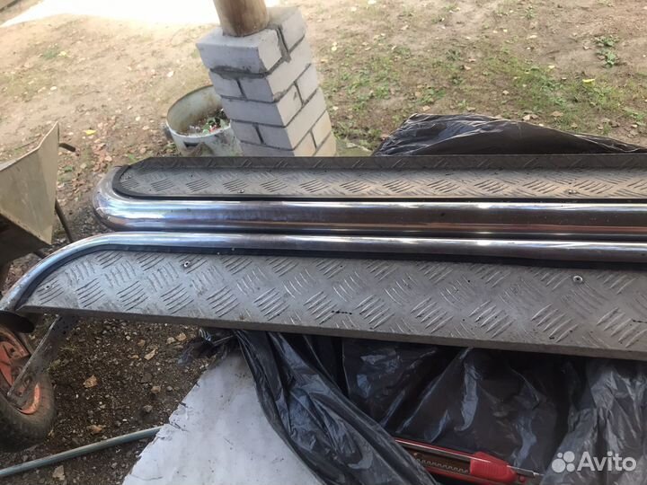 Защита заднего бампера на тайота венза