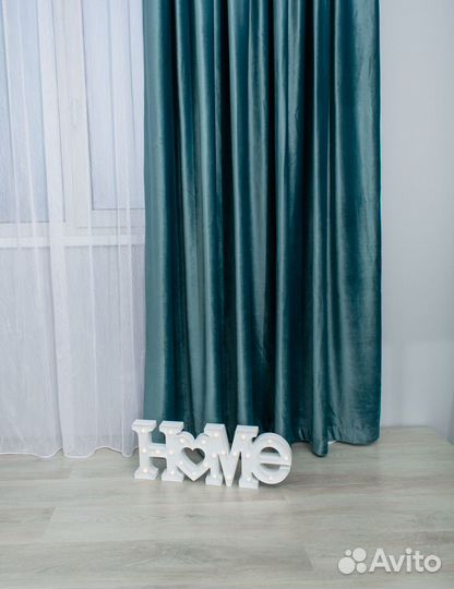 Новый комплект 2 шт велюровых штор 250 на 260