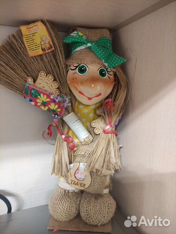 Кукла Ягуся с веником