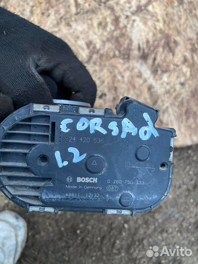 Дроссельная заслонка Opel Corsa D 1.2