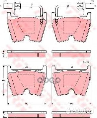 Колодки торм.пер./дат. GDB1507 TRW