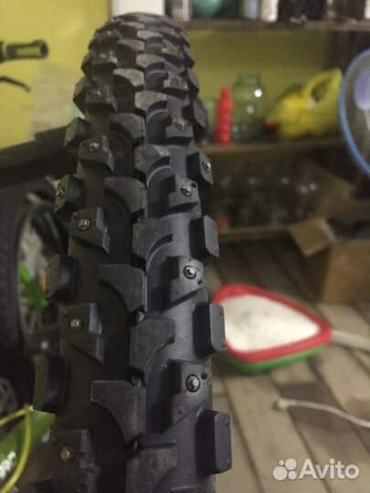 Велопокрышка зимняя 2 штуки