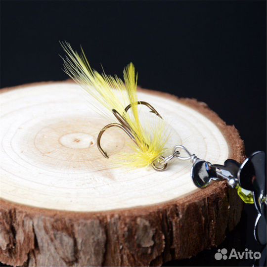 Блесна турбинка с двумя винтами 7 см 10 грамм