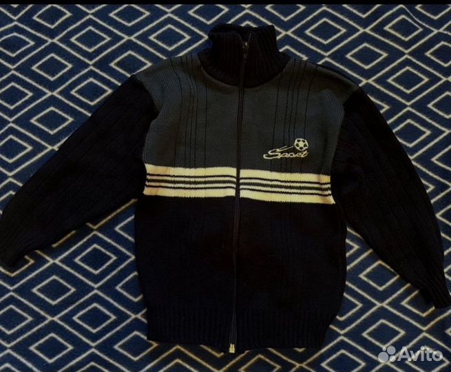 Новая теплая кофта шерсть р86-92