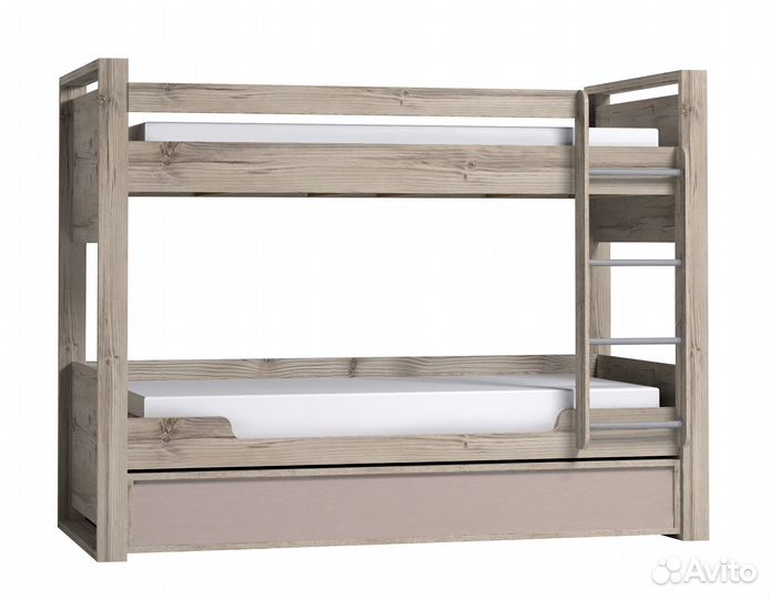 Кровать двухъярусная Натура