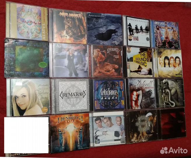 Коллекционные CD death metal black symphonic rock