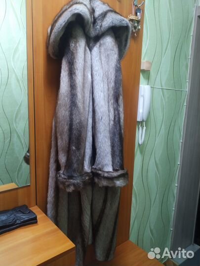 Шуба из меха сурка