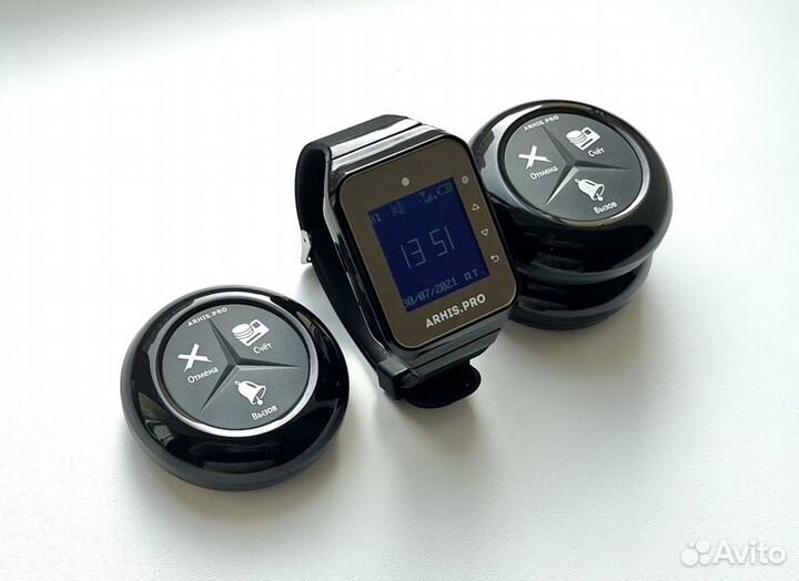 Система вызова официанта кнопка часы в ресторан