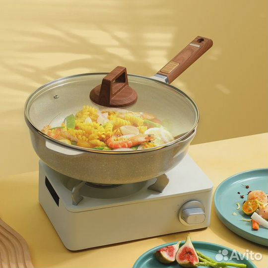 Mensarjor Сковорода 28 см, с крышкой